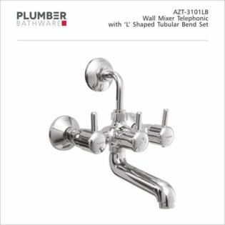Plumber - Aztec Series - Single Lever Wall Mixer with 'L' Bend - AZT-3101-LB