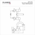 Plumber - Aztec Series - Single Lever Sink Mixer - AZT 3106 - Image 2