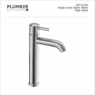Plumber - Aztec Series - Single Lever Basin Mixer High Neck - AZT-3145