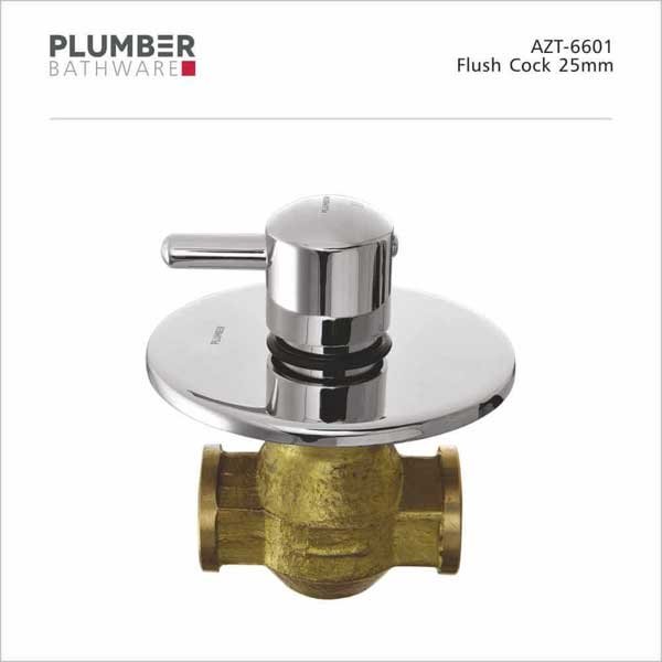 Plumber - Aztec Series - Flush Cock 25mm - AZT-6601