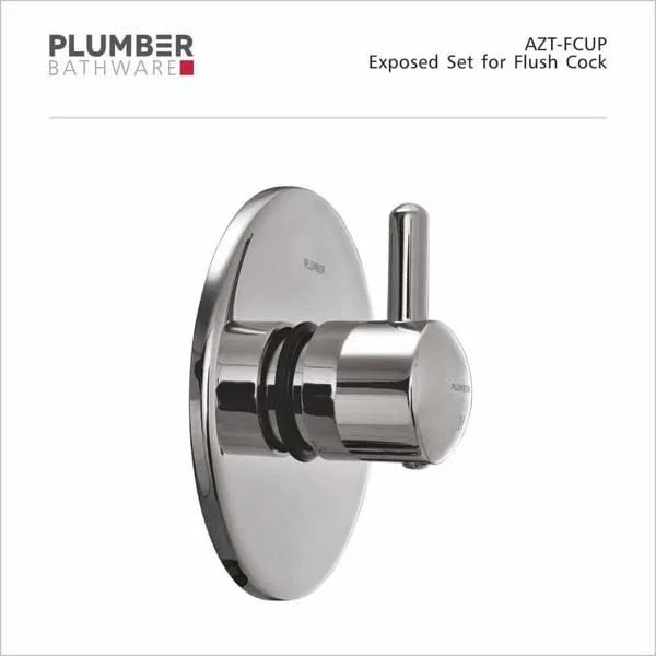 AZT-FCUP Plumber - Aztec Series - Exposed set for Concealed Flush Cock - AZT-FCUP