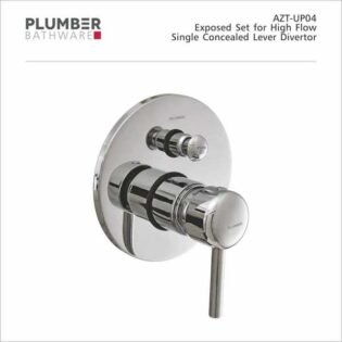 Plumber - Aztec Series - Exposed Set for High Flow Single Lever Divertor - AZT-UP04