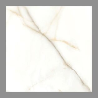 NARMADA - Vitrified Tiles - Glossy - Bantly White - 600 x 600 mm