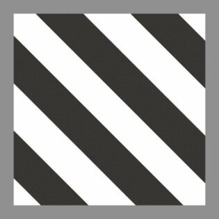 NARMADA - High Lighter Tile - Black and White HL 14 - 600 x 600 mm