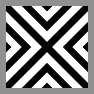 NARMADA - High Lighter Tile - Black and White HL 15 - 600 x 600 mm