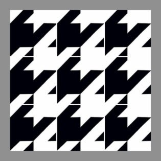 NARMADA - High Lighter Tile - Black and White HL 21 - 600 x 600 mm