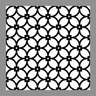NARMADA - High Lighter Tile - Black and White HL 7 - 600 x 600 mm