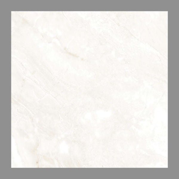 NARMADA - Vitrified Tiles - Glossy - Breccia Bianco - 600 x 600 mm