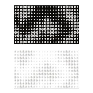 Unique Decorative - Bubble Series - SILVER - 300 x 600 mm