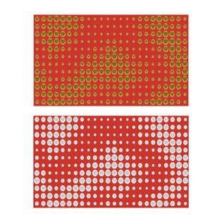 Unique Decorative - Bubble Series - RED - 300 x 600 mm