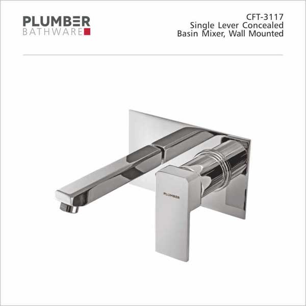 Plumber - Chorush-F Series - Single Lever Concealed Basin Mixer - CFT-3117