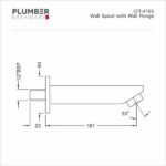 Plumber - Chorush-F Series - Wall Spout - CFT 4105 - Image 2