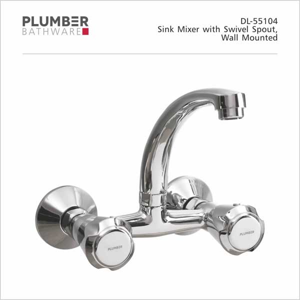 Plumber - Duralife Series - Two Hole Sink Mixer - DL-55104