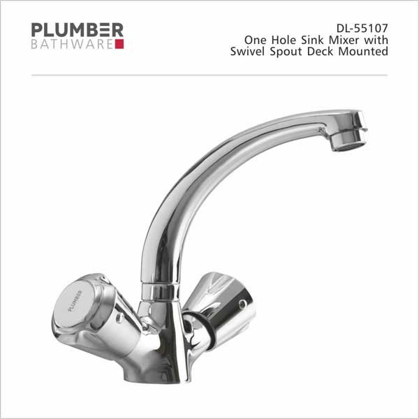 Plumber - Duralife Series - One Hole Sink Mixer - DL-55107