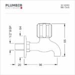 Plumber - Economy Series - Bib Cock - EC 0202 - Image 2
