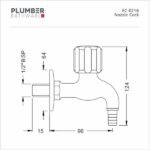 Plumber - Economy Series -  Nozzle Cock EC 0216 - Image 2