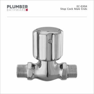 Plumber - Economy Series - Stop Cock Male Ends - EC-0304