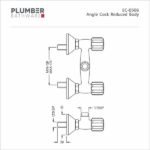 Plumber - Economy Series - Angle Cock Reduced Body - EC-0506