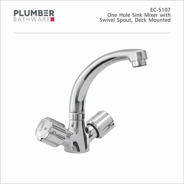 EC-5107 Plumber - Economy Series - One Hole Sink Mixer - EC-5107