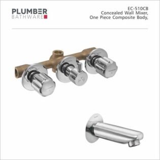 Plumber - Economy Series - Concealed Wall Mixer with Wall Spout - EC-510CB