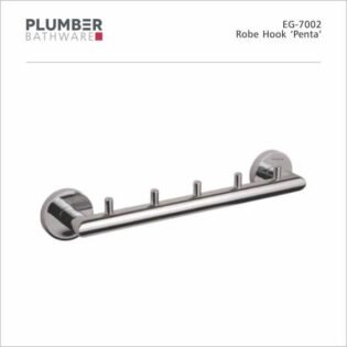 Plumber - Edge Series - Robe Hook Penta - EG-7002