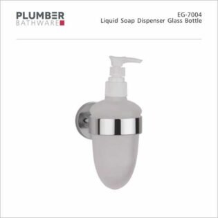 Plumber - Edge Series - Liquid Soap Dispensor Glass Bottle - EG-7004
