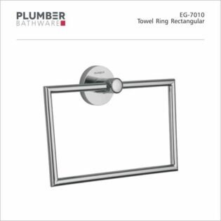 Plumber - Edge Series - Towel Ring Rectangle - EG-7010