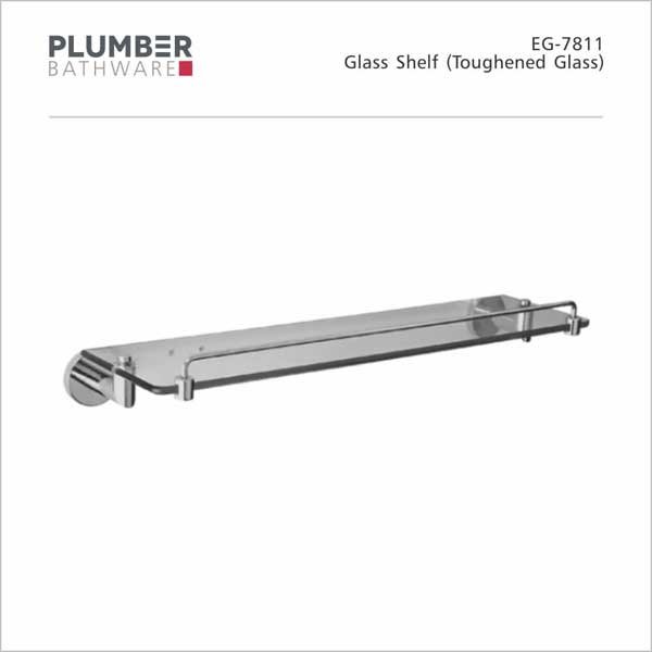 Plumber - Edge Series - Glass Shelf 500mm - EG-7811