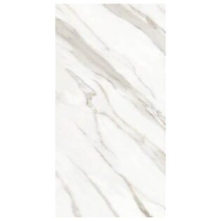 NARMADA - High Glossy - Ember White - 1200 x 2400 mm