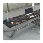 NARMADA - Multipurpose Solid Surface - Flamenco Gold - 800 x 2400 mm