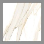 NARMADA - Vitrified Tiles - Glossy - Florito Beige - 600 x 600 mm