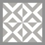 NARMADA - High Lighter Tile - Grey and White HL 1 - 600 x 600 mm