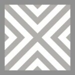 NARMADA - High Lighter Tile - Grey and White HL 2 - 600 x 600 mm