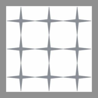 NARMADA - High Lighter Tile - Grey and White HL 5 - 600 x 600 mm