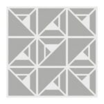 NARMADA - High Lighter Tile - Grey and White HL 6 - 600 x 600 mm