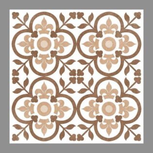 NARMADA - High Lighter Tile - Gvitra-107 - Brown - 600 x 600 mm