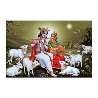 Radhe Krishna - Highgloss Poster - God Tiles - RJ-22 - 600 x 900 mm