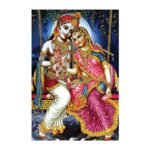 Radhe Krishna - Highgloss Poster - God Tiles - RJ-25 - 600 x 900 mm