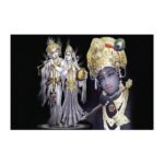 Radhe Krishna - Highgloss Poster - God Tiles - RJ-28 - 600 x 900 mm