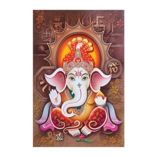Lord Shree Ganesh - Highgloss Poster - God Tiles - RJ-32 - 600 x 900 mm