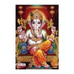 Lord Shree Ganesh - Highgloss Poster - God Tiles - RJ-33 - 600 x 900 mm