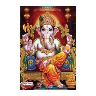 Lord Shree Ganesh - Highgloss Poster - God Tiles - RJ-33 - 600 x 900 mm