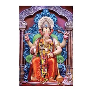 Lord Shree Ganesh - Highgloss Poster - God Tiles - RJ-34 - 600 x 900 mm