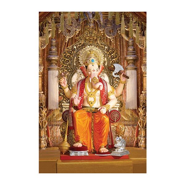 God-Tiles-RJ-35 Lord Shree Ganesh - Highgloss Poster - God Tiles - RJ-35 - 600 x 900 mm