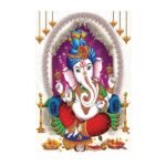 Lord Shree Ganesh - Highgloss Poster - God Tiles - RJ-36 - 600 x 900 mm