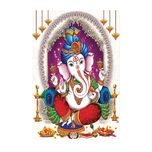 God-Tiles-RJ-36 Lord Shree Ganesh - Highgloss Poster - God Tiles - RJ-36 - 600 x 900 mm