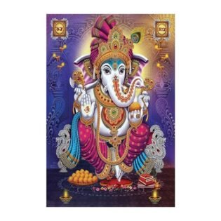 Lord Shree Ganesh - Highgloss Poster - God Tiles - RJ-37 - 600 x 900 mm