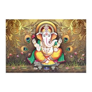 Lord Shree Ganesh - Highgloss Poster - God Tiles - RJ-38 - 600 x 900 mm