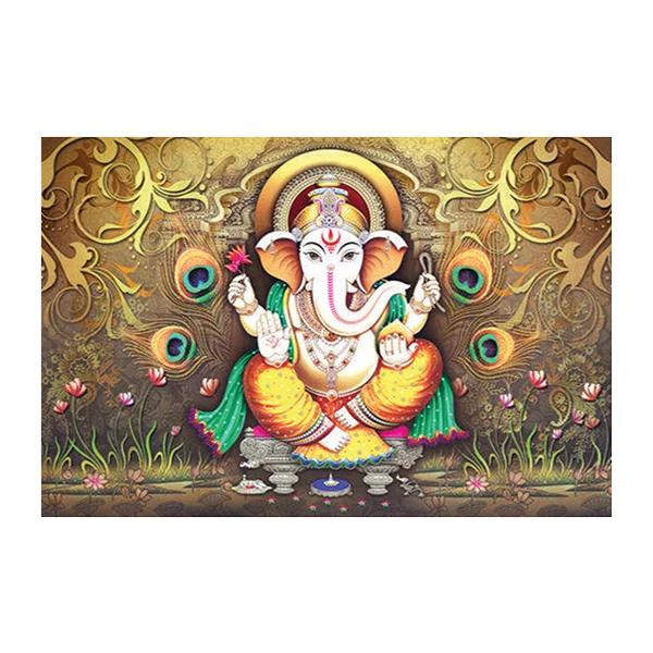 God-Tiles-RJ-38 Lord Shree Ganesh - Highgloss Poster - God Tiles - RJ-38 - 600 x 900 mm