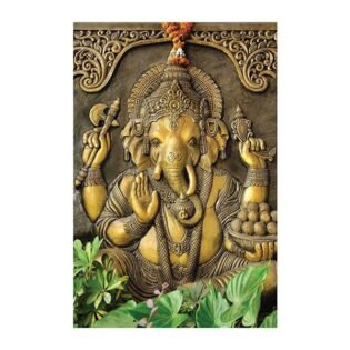 Lord Shree Ganesh - Highgloss Poster - God Tiles - RJ-39 - 600 x 900 mm